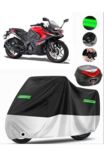 MotoEN Bajaj Pulsar Rs 200 Compatible Motorcycle Tarpaulin Premium (Lock Comp...
