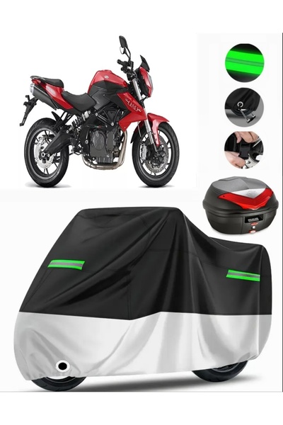 MotoEN غطاء خلفي متوافق مع Benelli TNT 600 من القماش المشمع الفاخر للدراجات ا...
