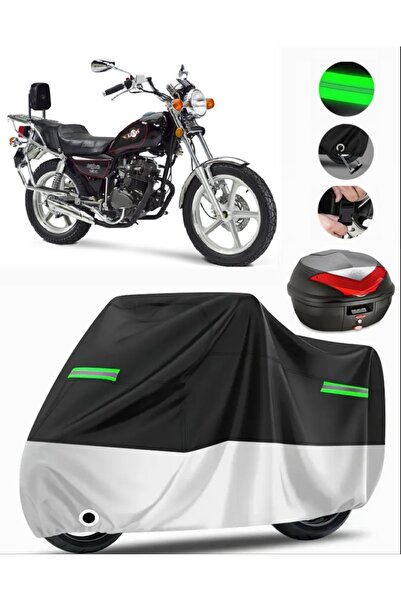 MotoEN Kanuni Seyhan 150 حقيبة خلفية متوافقة مع القماش المشمع الممتاز للدراجا...
