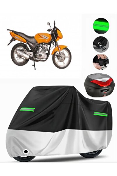MotoEN Lifan Discovery 150 Rear Bag Compatible Premium Motorcycle Tarpaulin (...