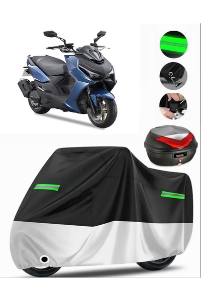 MotoEN Kymco Grand Dink 250 Rear Bag Compatible Motorcycle Tarpaulin Premium ...