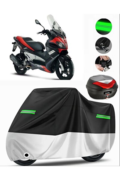 MotoEN Aprilia SR Max 300 ?.E حقيبة خلفية متوافقة مع القماش المشمع الممتاز لل...