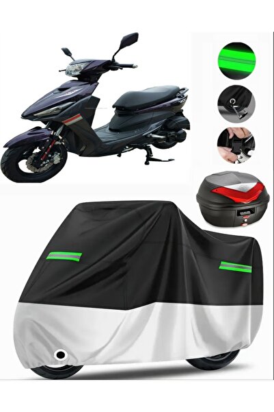 MotoEN Ramzey JC 100-9B متوافق مع القماش المشمع للدراجات النارية Premium (متو...