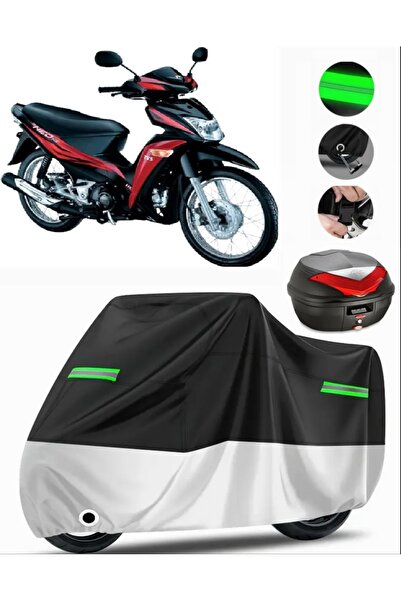 MotoEN غطاء دراجة نارية متوافق مع TVS Neo X3i Premium (متوافق مع القفل) - أسو...