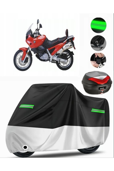 MotoEN غطاء دراجة نارية متوافق مع Bmw F 650ST Premium (متوافق مع القفل) - أسو...