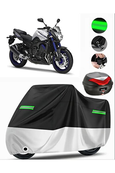 MotoEN غطاء خلفي متوافق مع Yamaha FZ8 من القماش المشمع الفاخر للدراجات الناري...