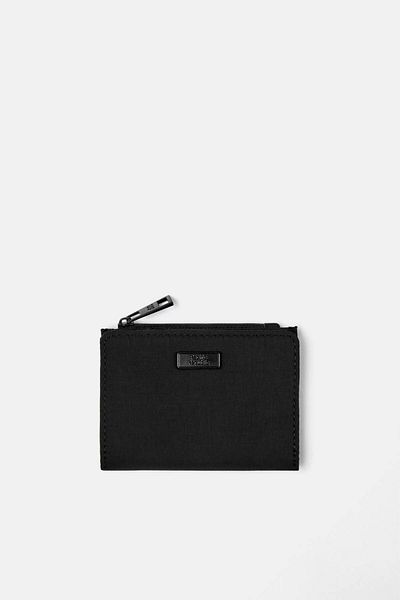 Pull & Bear Nylon card holder wallet