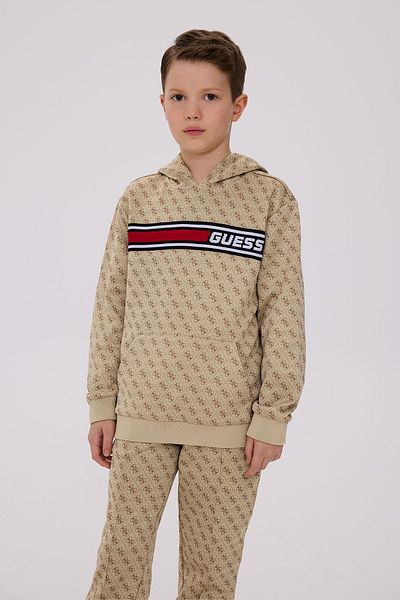 Guess Φούτερ BG Store Boy Beige