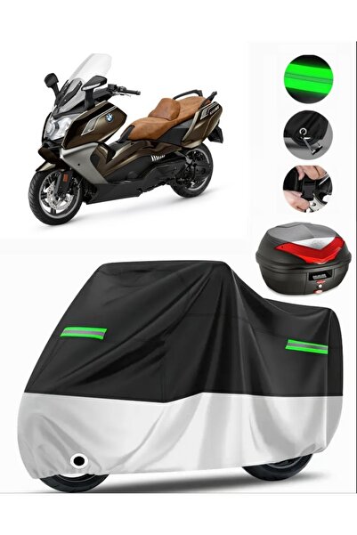 MotoEN غطاء دراجة نارية متوافق مع Bmw C 650 GT Premium (متوافق مع القفل) - أس...