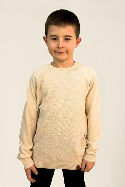 ALEXANDERGARDI Pulover din tricotaje din bumbac pentru copii (c21-18937)