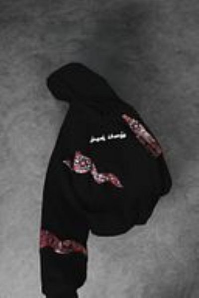 PENTHİLUS Arab Design Printed Hooded Sweatshirt Hoodie