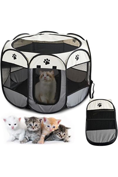 Arabest Folded Waterproof Tent, Pet Playpen,114x114x58cm, Portable, Lightweight, for Indoor and Outdoor