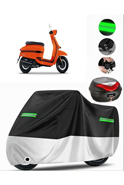 MotoEN Lambretta V125 Special متوافق مع القماش المشمع للدراجات النارية Premiu...