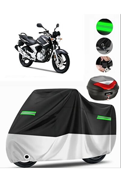 MotoEN Yamaha Ybr 250 Rear Bag Compatible Premium Motorcycle Tarpaulin (Lock ...
