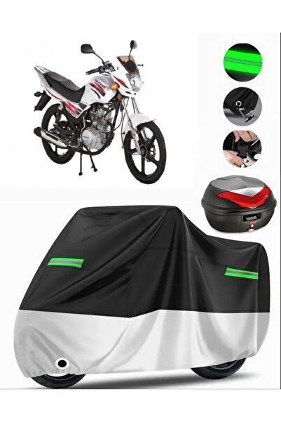 MotoEN غطاء دراجة نارية ممتاز متوافق مع حقيبة Salcano Tiger 100 (متوافق مع ال...