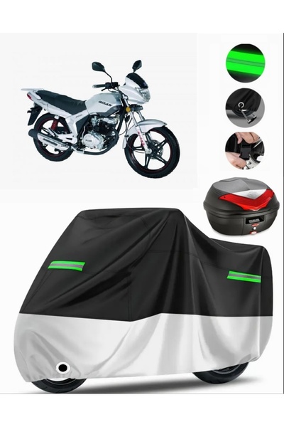 MotoEN Bisan Sunway Fks Topcase Compatible Motorcycle Tarpaulin Premium (Lock...