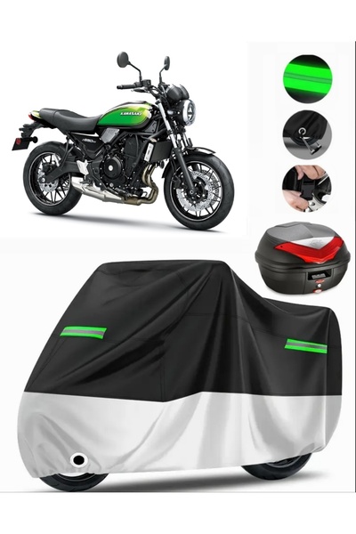MotoEN حقيبة خلفية Kawasaki Z 650 RS متوافقة مع القماش المشمع للدراجات الناري...
