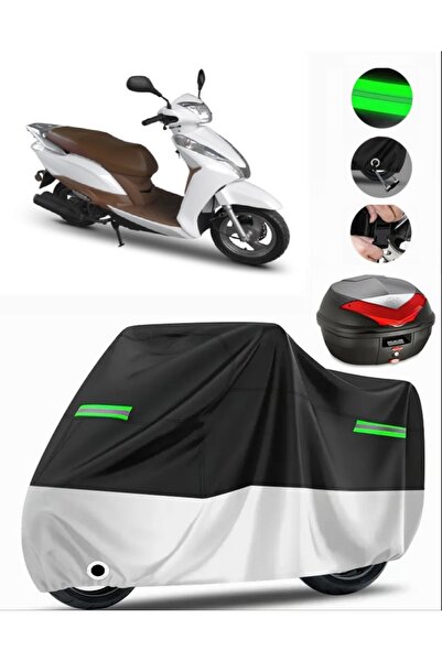 MotoEN Motoran Elite Rear Bag Compatible Premium Motorcycle Tarpaulin (Lock C...