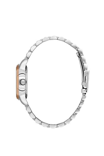 Daniel Klein Dkf.1336.06 Steel Plated Stone Design Metal-Rose Women's Wristwatch