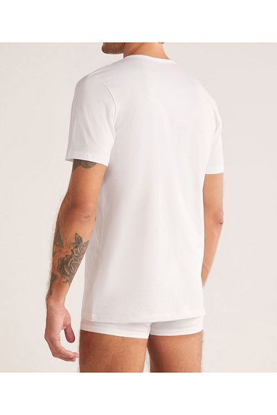 Kom Men's Crew Neck 100% Cotton 4 Piece T-Shirt Lk.01.09.Ll.027