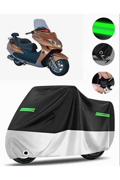 MotoEN Asya AS 150 T 19 A حقيبة خلفية متوافقة مع القماش المشمع للدراجات النار...