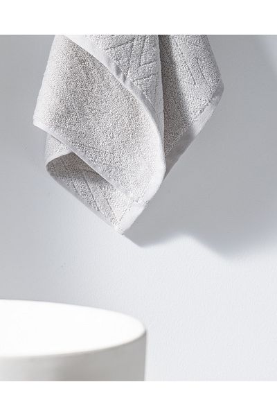 Madame Coco Colette 100% Cotton Face Towel - Gray