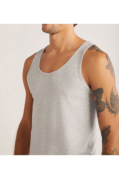 Kom Men's Cotton & Modal Basic Strap 4 Pieces Undershirt Lk.01.09.Ll.019