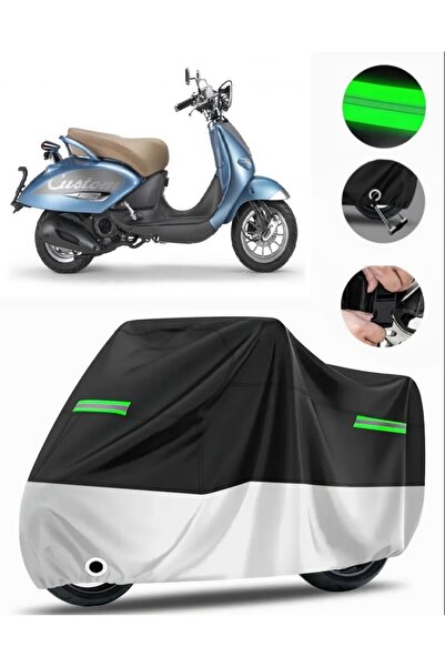 MotoEN حقيبة Aprilia Mojito 125 الخلفية المخصصة المتوافقة مع القماش المشمع لل...