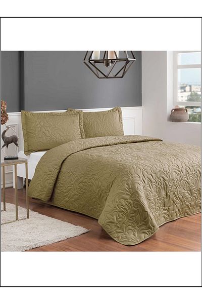 Taç Bedspread Set Gala Gold Single