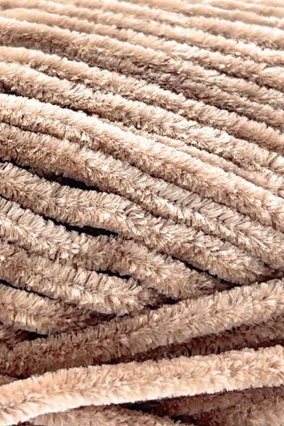SENSY Velvet Slim Hand Knitting Rope Amigurumi Rope Cardigan, Vest, Scarf Rope Baby Blanket Rope Velvet Rope Mink