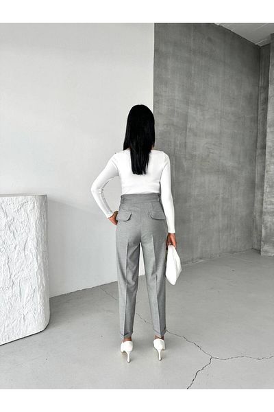 JANSO GROUP -Women's Narrow Leg Double Fabric Pants