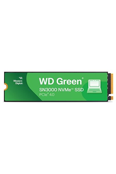 WD GREEN 500GB SN3000 NVMe Gen4X4 2280 M.2 SSD 5000MB/4000MB WDS500G4G0E