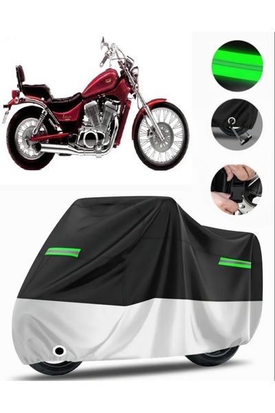 MotoEN حقيبة سوزوكي VS 800 Intruder الخلفية المتوافقة مع القماش المشمع للدراج...