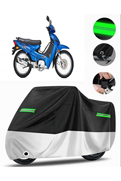 MotoEN غطاء دراجة نارية ممتاز متوافق مع حقيبة Kymco Aktiv 110 الخلفية (متوافق...