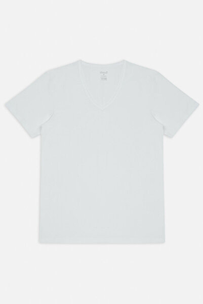 Kom Ανδρικό μπλουζάκι με λαιμόκοψη 100% βαμβάκι 4 τμχ LK.01.09.LL.026