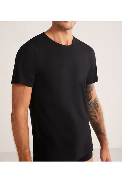 Kom Men's Crew Neck 100% Cotton 4 Piece T-Shirt Lk.01.09.Ll.027