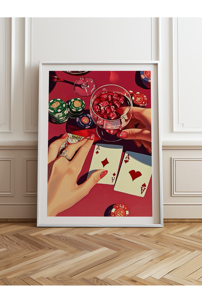 HOMEPACK Pictură cu cadru din lemn unică Pictură poster dintr-o bucată TK/918