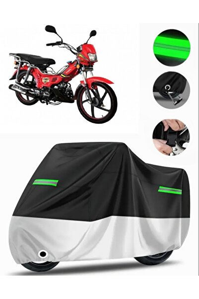MotoEN Kral Motor KR-100-B مشمع دراجة نارية متوافق مع Premium (قفل متوافق) - ...