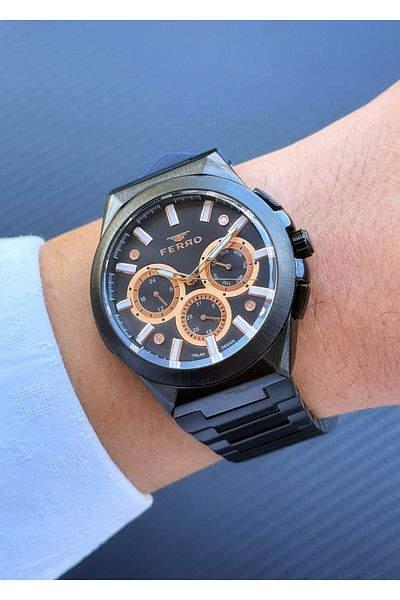 FERRO Asw123-I1891Fr Steel Cord Men's Wristwatch