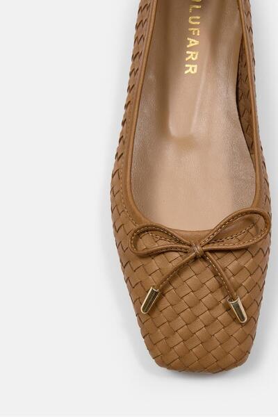 NILUFARR Γυναικείες μπαλαρίνες Lisandro Tan από γνήσιο δέρμα