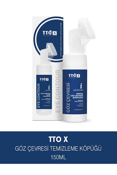 TTO Eye Contour Cleansing Foam with X Tea Tree Applicator