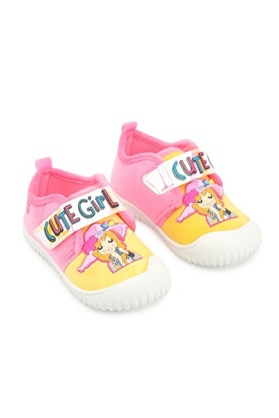 GEZER 03377 Girl's Daily Velcro Slippers Nursery Shoes