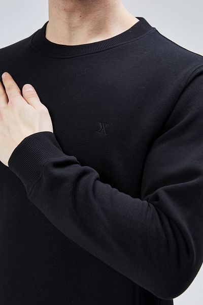 DOSXX Peter 1St Quality Combed Cotton Polyester 0 Collar Men's Sweatshirt