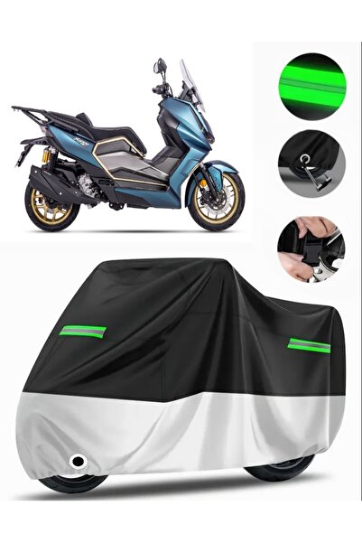 MotoEN Regal Raptor Xsuv250 Compatible Motorcycle Tarpaulin Premium (Lock Com...