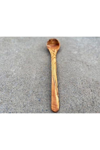 egedeneve Natural Olive Tree Wooden Ladle – 36 cm - Aphrodite Collection - Wooden Soup Ladle