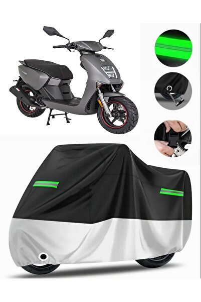 MotoEN Mondial 50 Tab Rear Case Compatible Premium Motorcycle Tarpaulin (Lock...