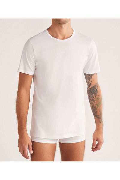 Kom Men's Crew Neck 100% Cotton 4 Piece T-Shirt Lk.01.09.Ll.027