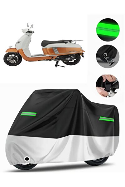 MotoEN Mondial 125 Road Boy Compatible Motorcycle Tarpaulin Premium (Lock Com...