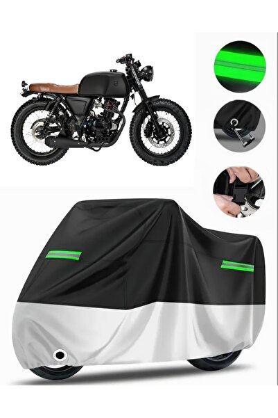 MotoEN حقيبة خلفية Mutt GT SR 125 متوافقة مع القماش المشمع للدراجات النارية P...