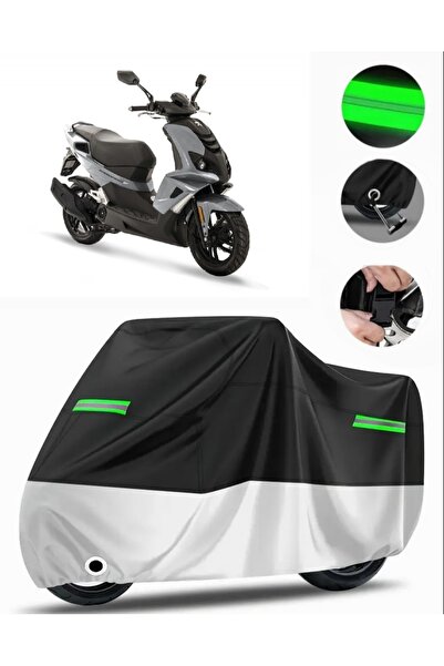 MotoEN Peugeot Speedfight 4 Rear Bag Compatible Premium Motorcycle Tarpaulin ...